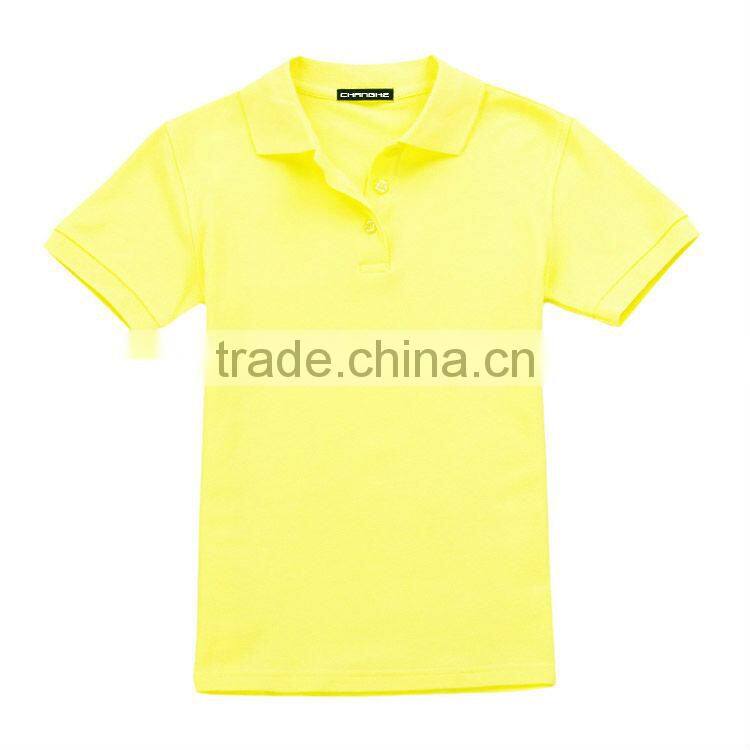 breathable and comfortable short sleeve Women polo shirts made of 100% cotton