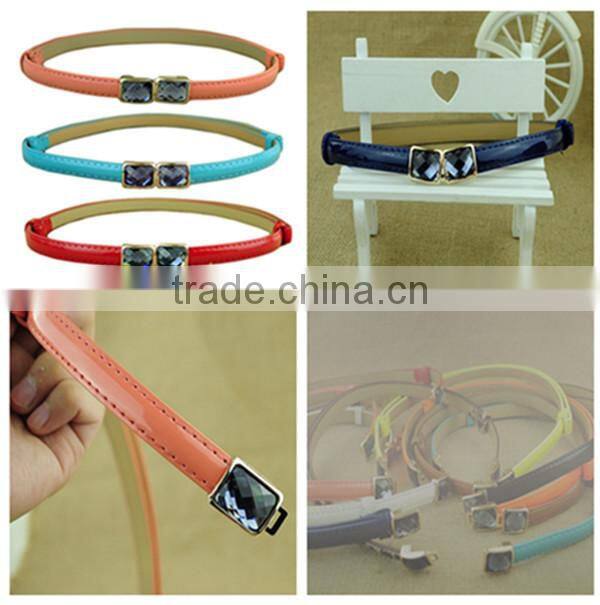 MOQ 1 pc 10 colors choice and length around for waist 57-102cm women brand belt female