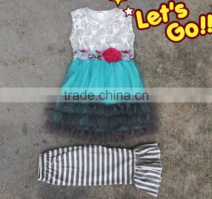 2015 Fashion baby winter fall chevron pajamas outfits girl clothing set gigle moon remake sets