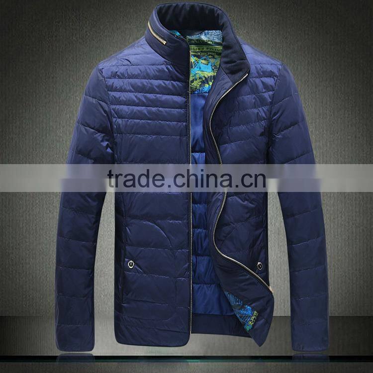 2016 Fashionable men goose down jacket for winters