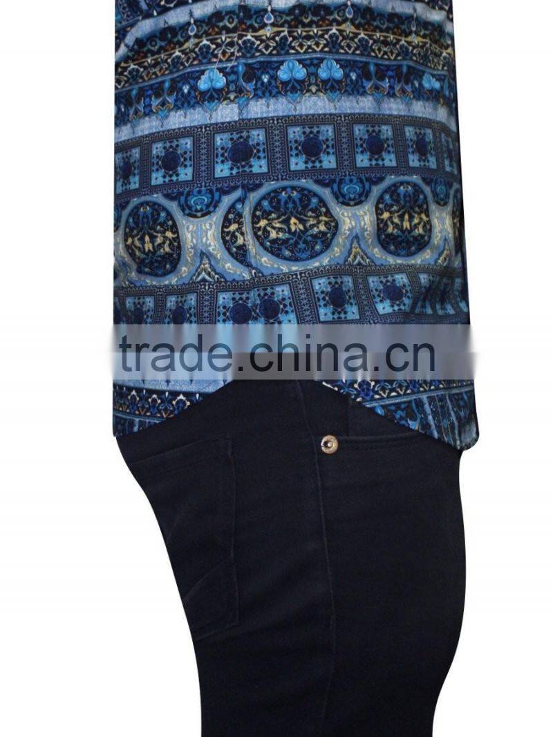 Blue Party Wear Shirt