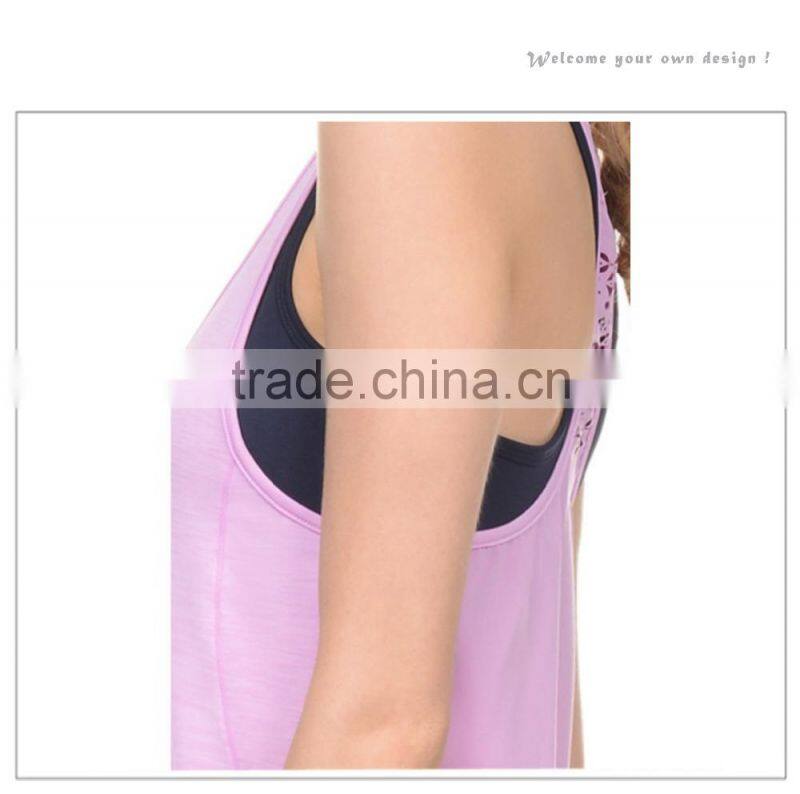Custom High Quality Women Gym Stringer Workout Tank Top