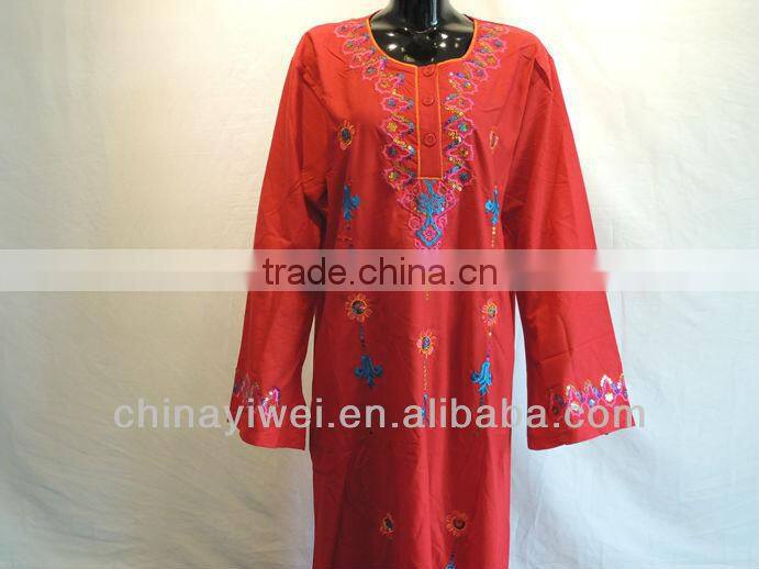 Beads arabic women dress