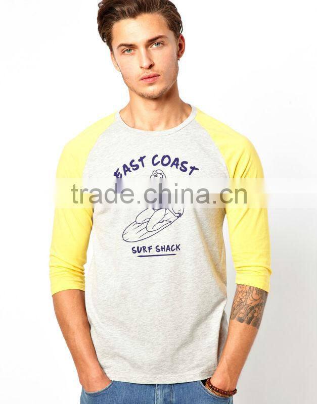 Contrast Sleeve Tee Shirts