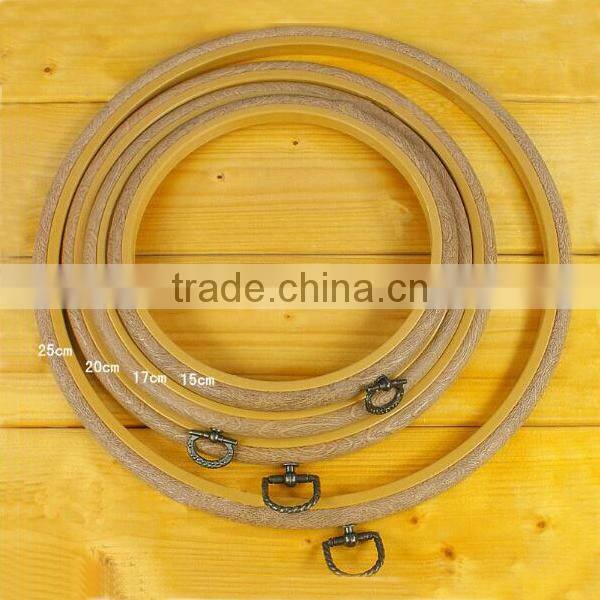 Hand Made DIY Knitting Tool Cross Stitch Hoop Retro ABS Embroidery Hoops Frames