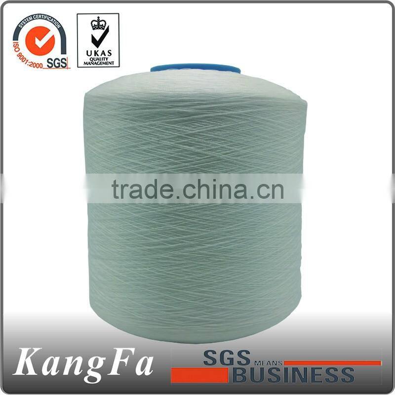 raw white spun polyester yarn for sewing thread raw white