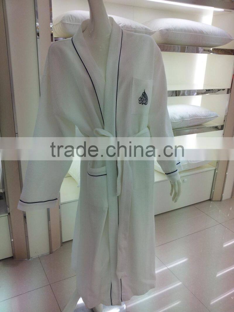 Hotel Waffle Bathrobe, Velour bathrobe, Microfiber bathrobe manufacture