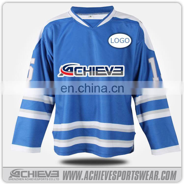 custom sublimation training hockey wear quick dry reversible hockey jerseys team hockey gear