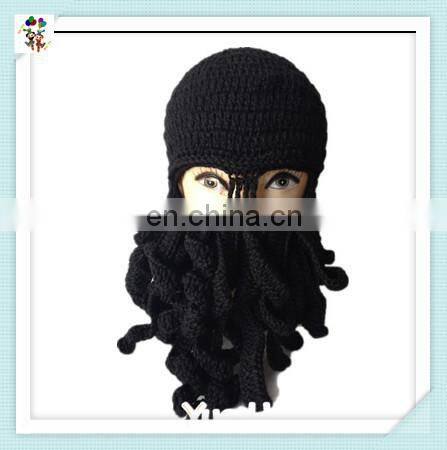 Captain Caribbean Pirate Big Black Woolen Yarn Party Fake Beard HPC-0388
