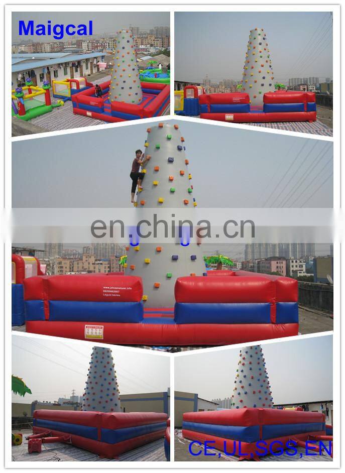 outdoor adult games high quality inflatable climbing wall