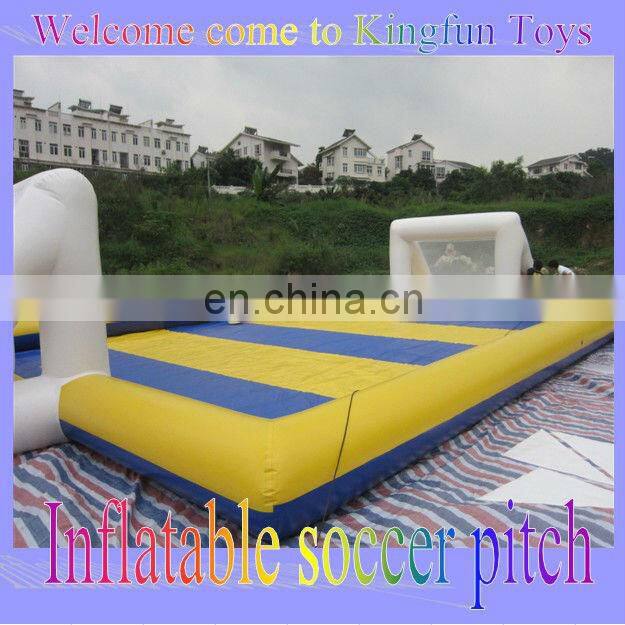 20L*10W inflatable soccer field,inflatable football pitch sport games