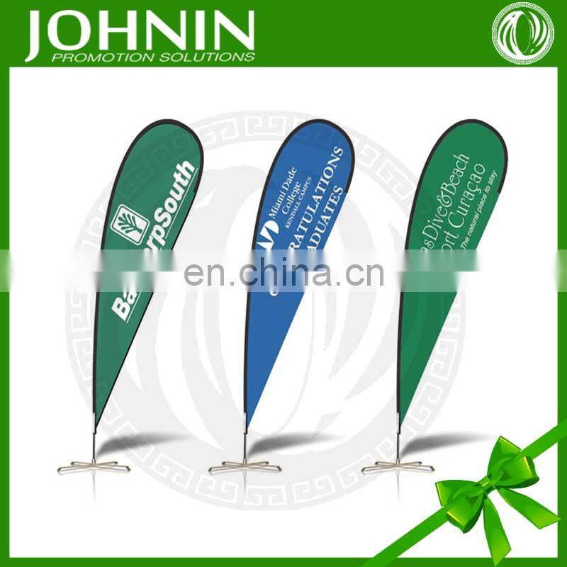 OEM promotion printed feather advertising flag
