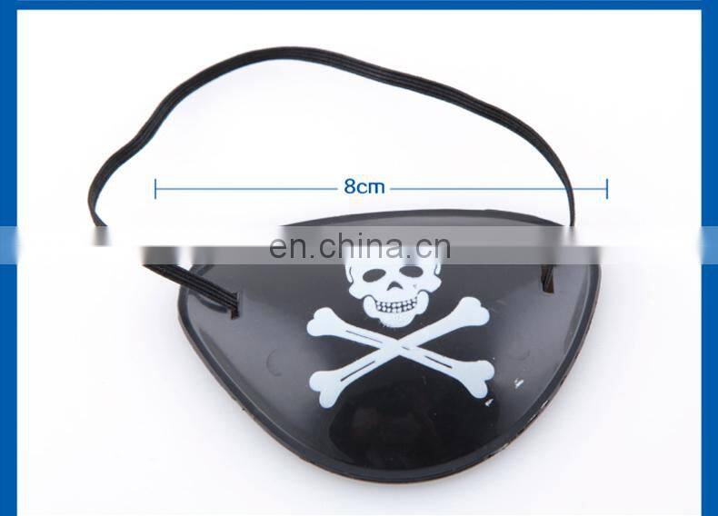 New arrival wholesale Halloween decoration Props Pirate single eye mask Goggles