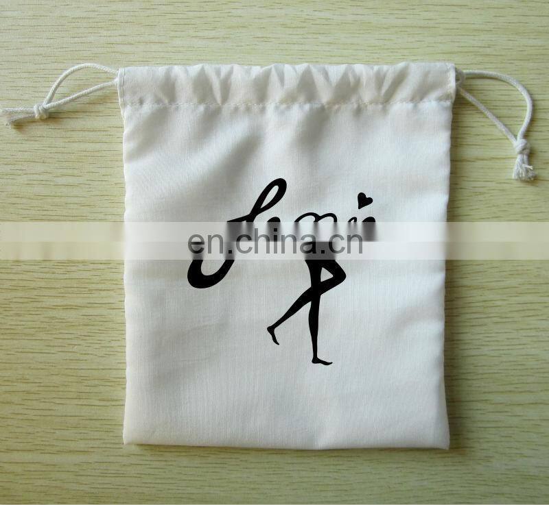 factory directly wholesale cotton fabric drawstring bag custom cotton drawstring bag eco-friendly fabric bag wholesale