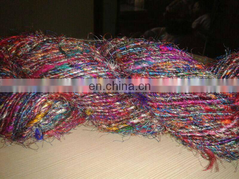Recycled Sari Silk Yarn