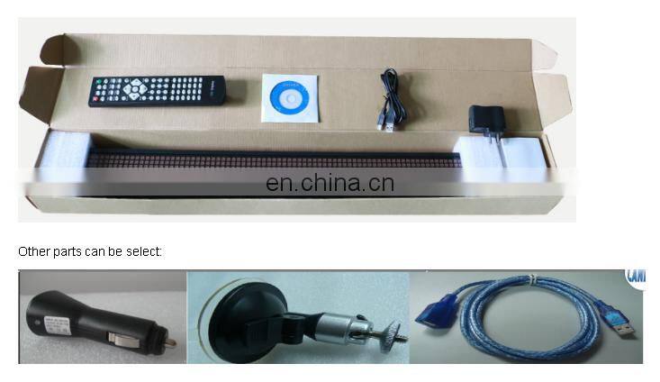 alibaba new product message moving 12volt led car window display with wireless remote control