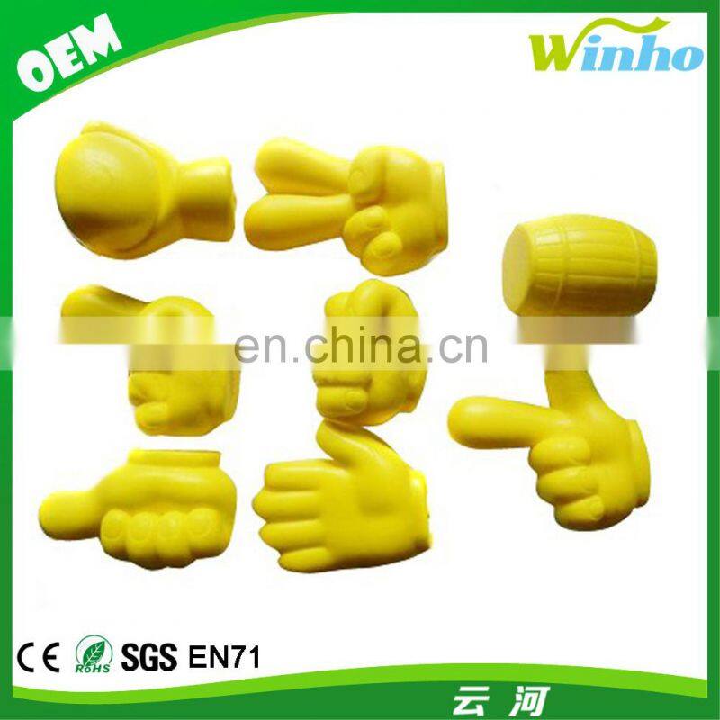 Winho PU Soft Hand Pu Finger Shape Anti Stress Ball