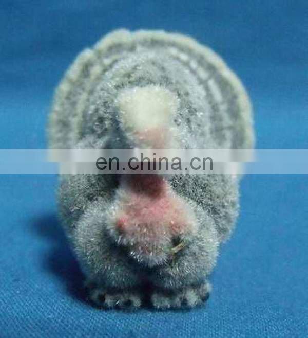 cute flocked toy