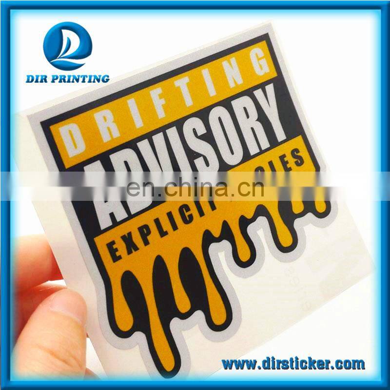 Custom Full Colors 3M Reflective PVC Car Sticker Vinyl Sticker