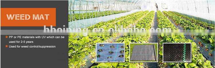 Water permeable PP woven fabric weed block pro weed mat 100gsm