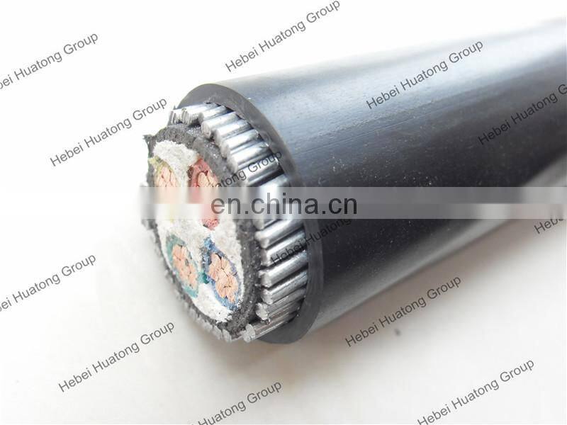 copper conductor PVC insulation and galvanized steel wire armour cables