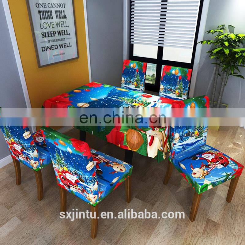 customize Christmas home decoration Halloween decoration universal spandex back chair covers