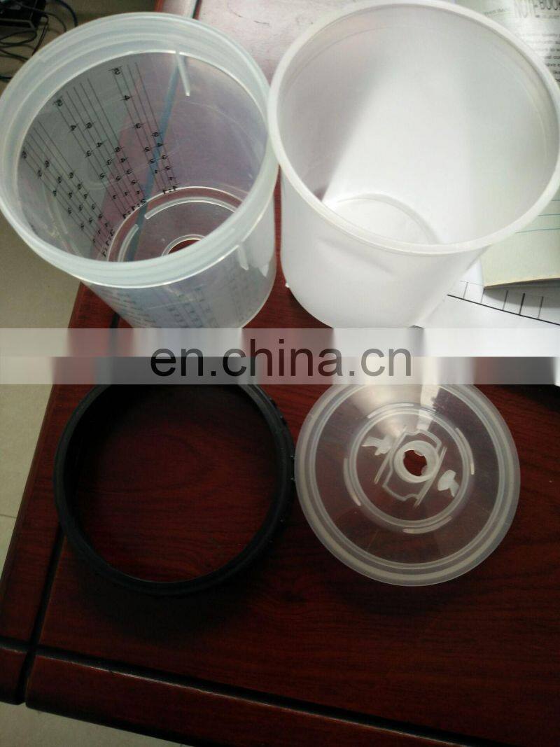 Auto plastic clear mixing cup paint preparation cup outer cup 400ml for painting