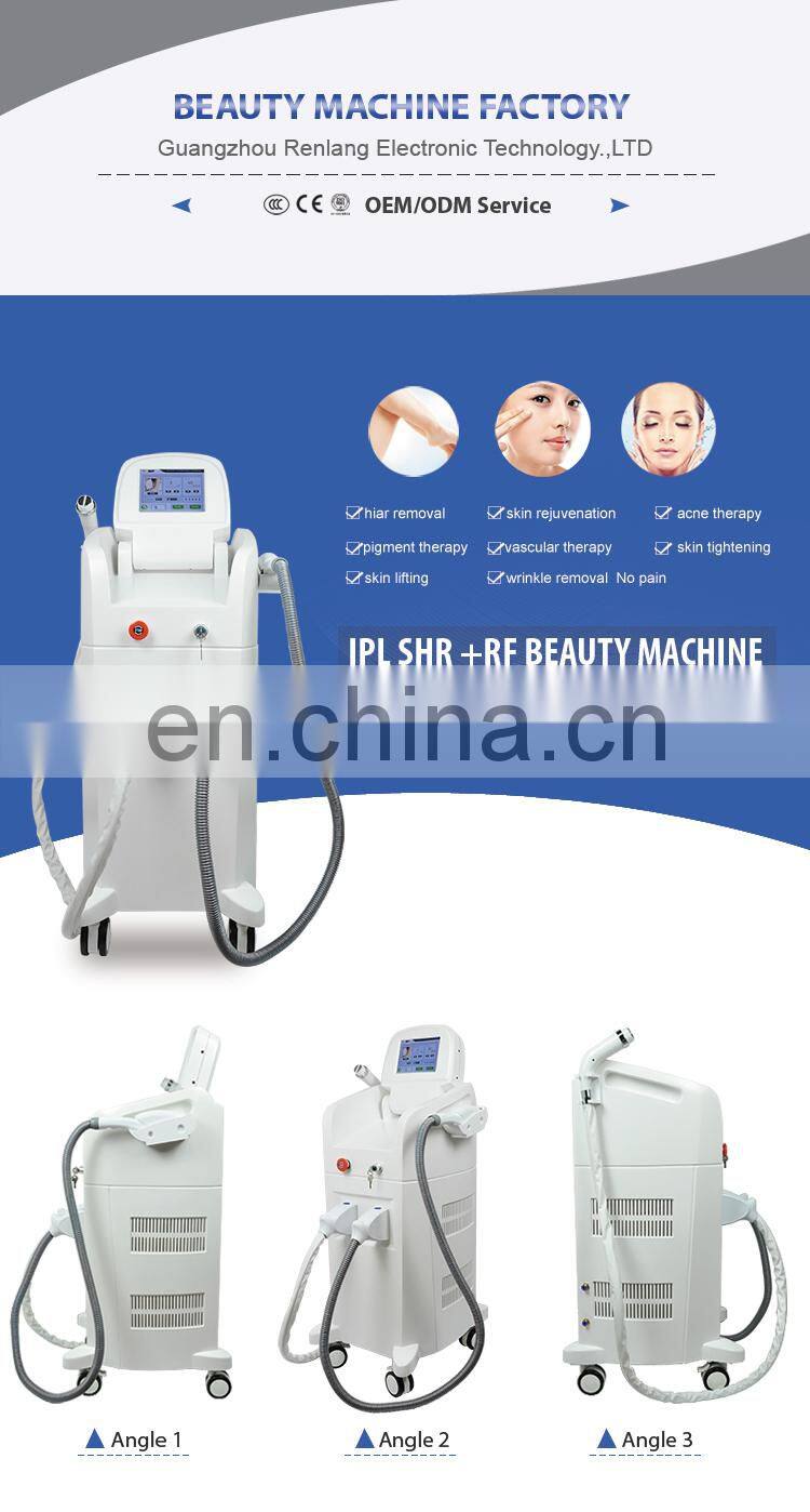Multifunction IPL SHR Hair removal & RF Beauty Machine