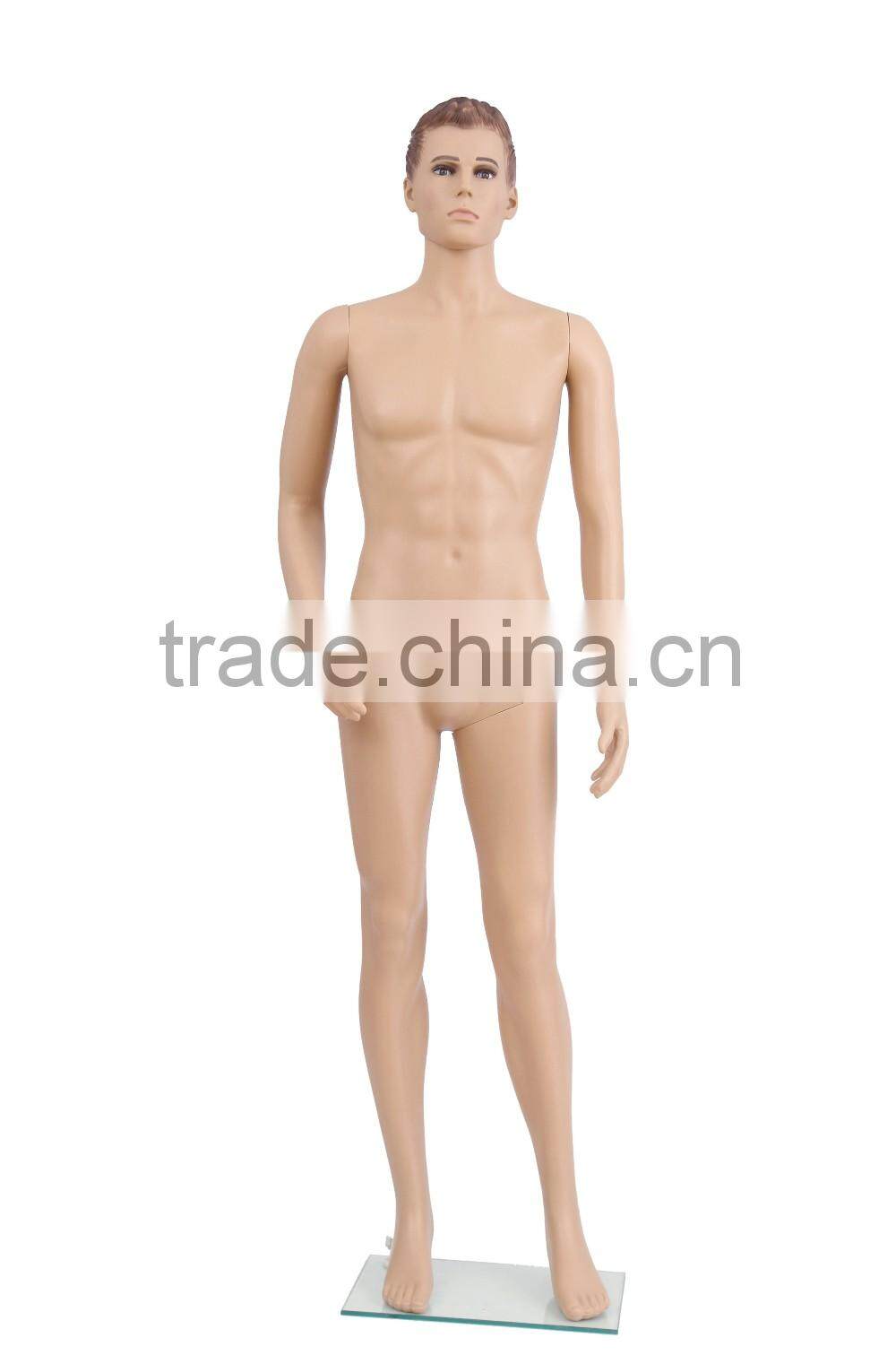 Fashion display wholesale full body men plastic mannequin realsitc male dummy manikin M0031-STM04