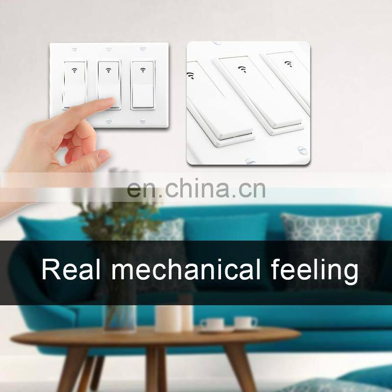 wifi controlled light switch 1 2 3 gang wifi light switch