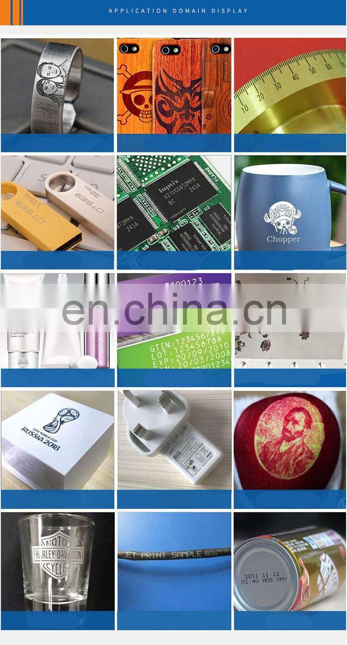 Iphone cover/plastic/logo/metal barcode laser printer and printing machine