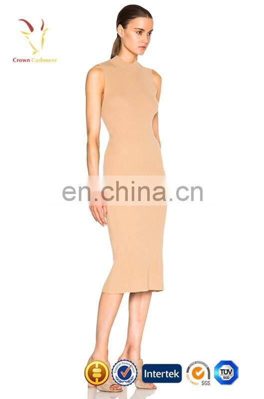 Women Fashion Long-sleeved Dress Wool