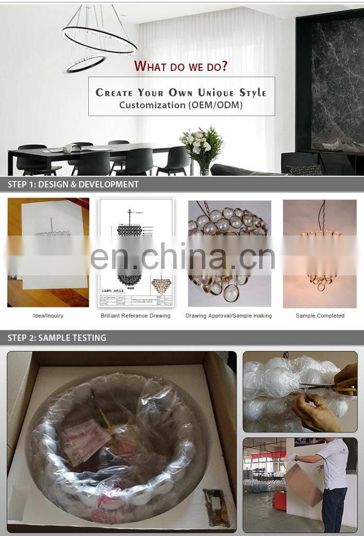 Glass Feather Plume Modern handmade Nordic bedroom Luxury New Chandelier