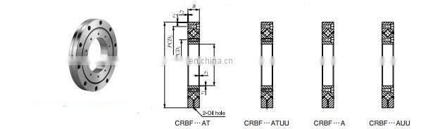 MOUNTING HOLED TYPE HIGH RIGIDITY CROSSED ROLLER BEARING CRBF 9025 A CRBF9025A