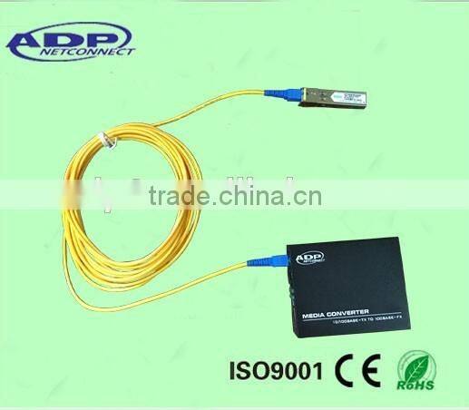 factory price with hard quality single mode fiber media converter