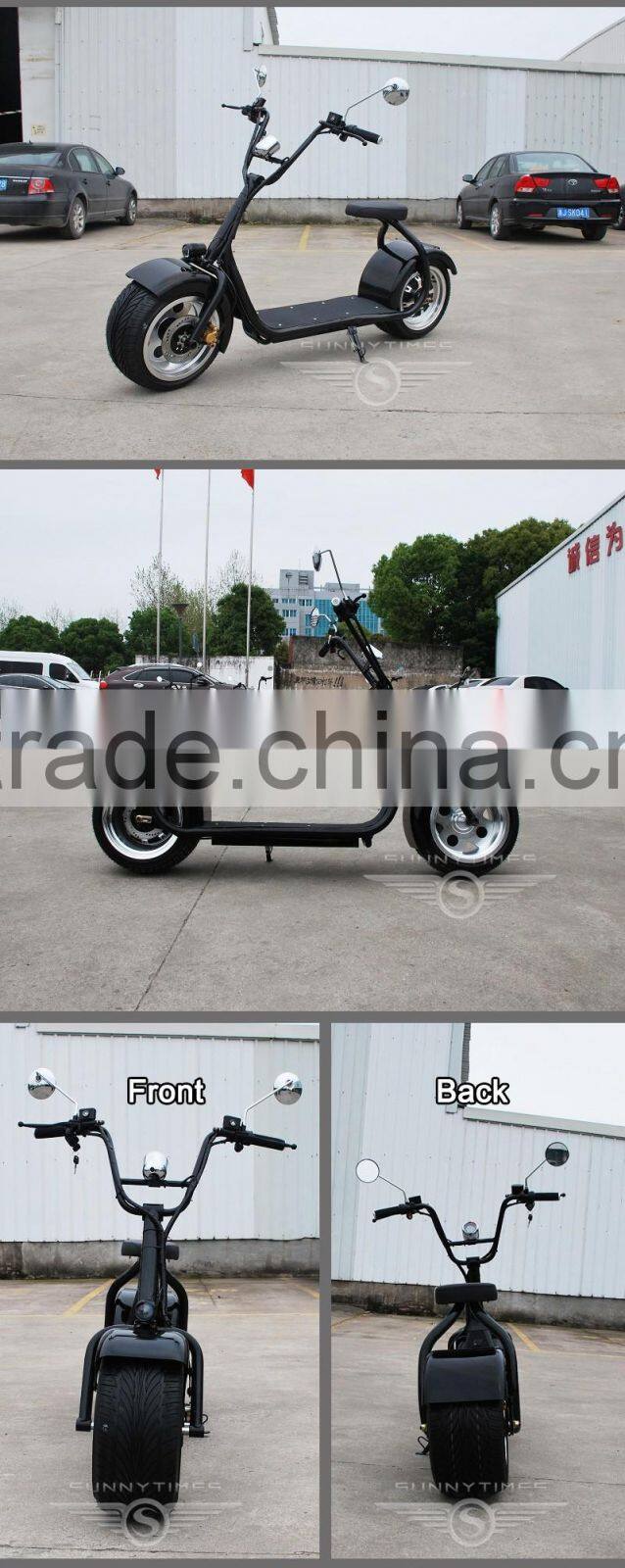 2016 Popular City Scooter 800W Two Wheels Electric Citycoco Self Balancing Motorcycle With Hydraulic Brake Function