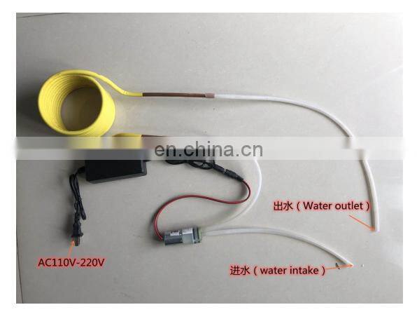 4000W ZVS Induction Heater Main Unit + Heating Coil + Water Pump + Pump Power Supply