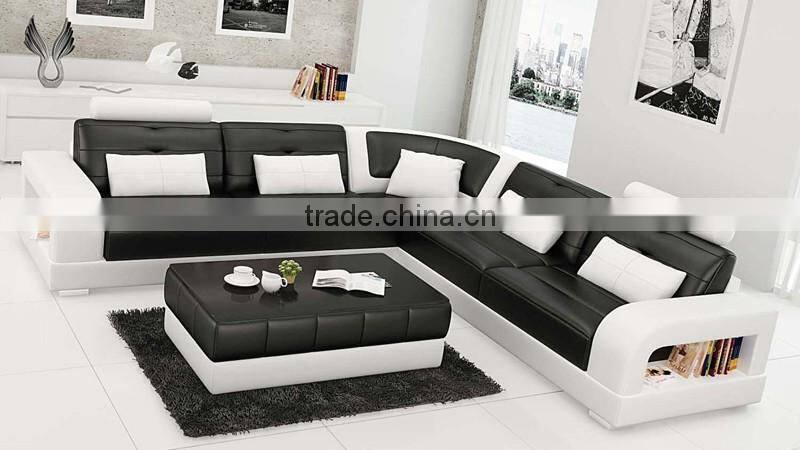 nice design sofa black and white design hot sale