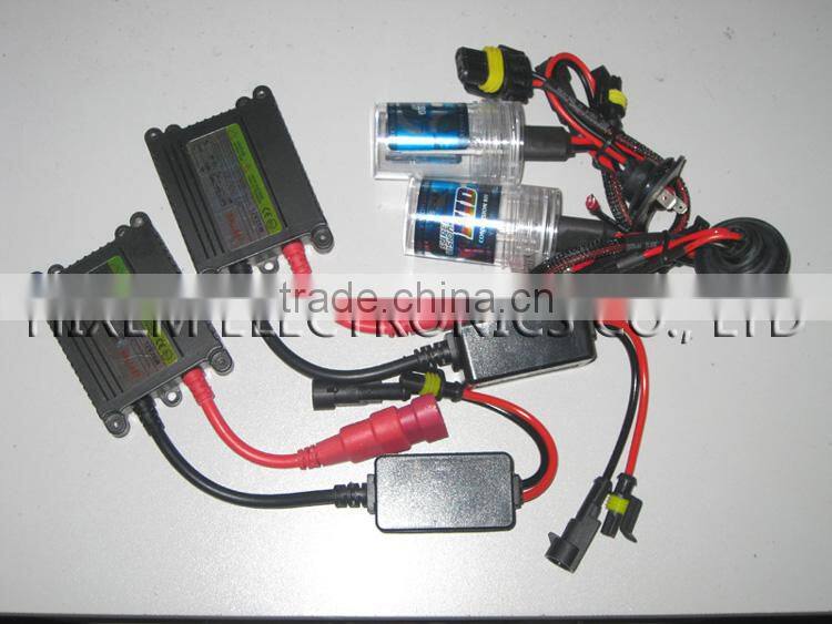 Xenon HID kits with DC slim HID ballast 12V 35W and bulbs H1 H4 H7 9005 9006 9007