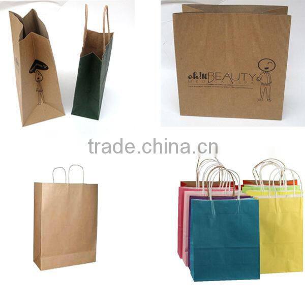 square bottom paper bag making machine with flexo printing units