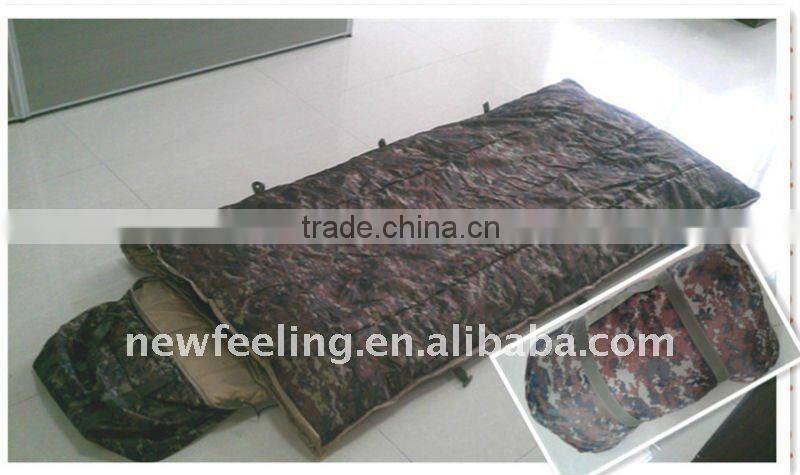 camouflage sleeping bag