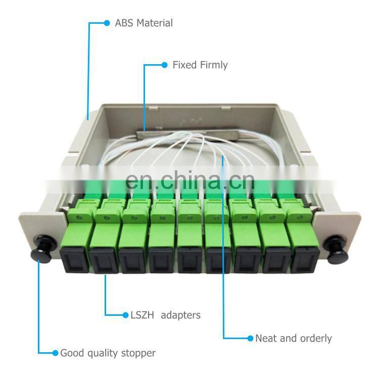 PLC Splitter 1*8 Sc/APC Sc/Upc Insertion Type PLC Splitter