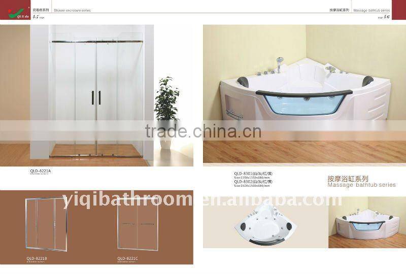 2011 plastic massage bathtub with water pump