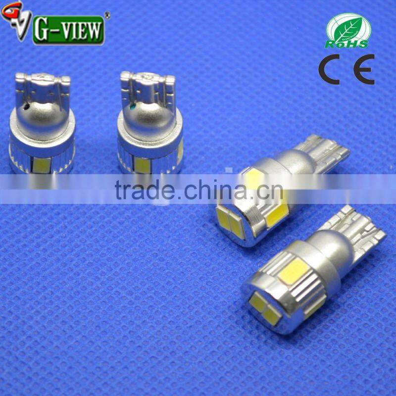 wholesale good quality t10 5630 6smd led car bulb