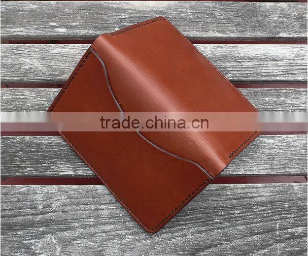 Men leather card case / multiple genuine cowhide leather card holder