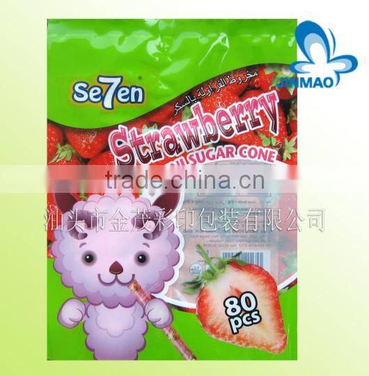 Mid-sealed ice candy plastic bags