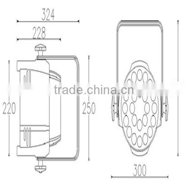 Stage Show and wedding LED parlihgt can dmx rgbw 4 in 1 led par light