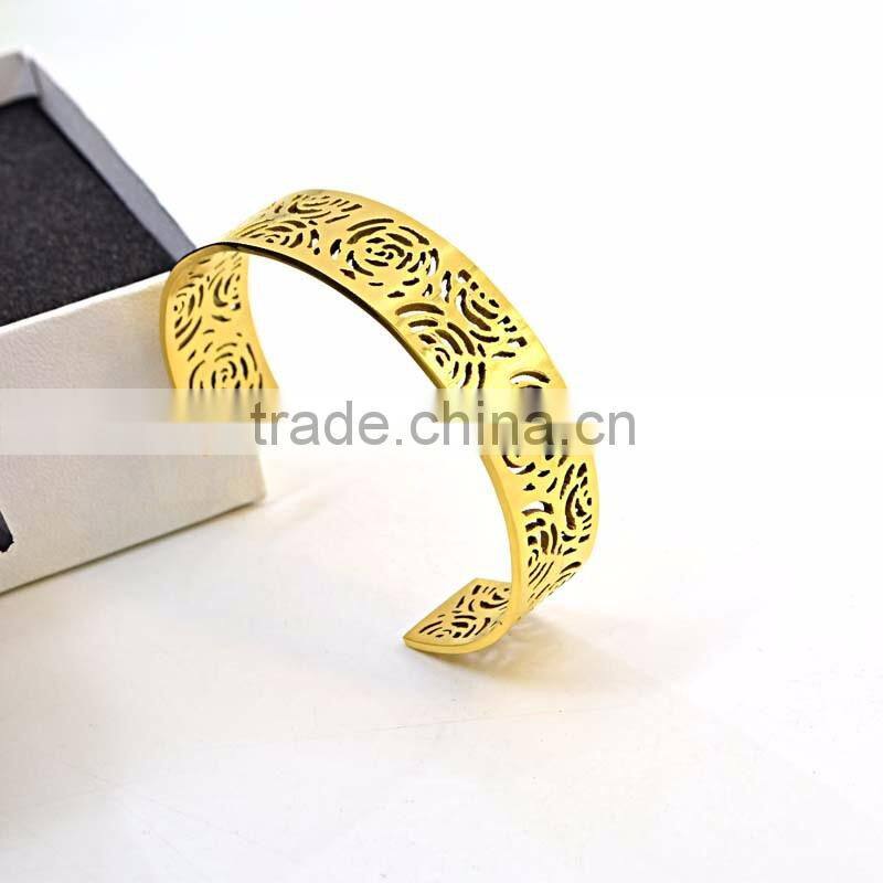 fashion jewelry cuff bangle girl stainless steel cuff bracelet
