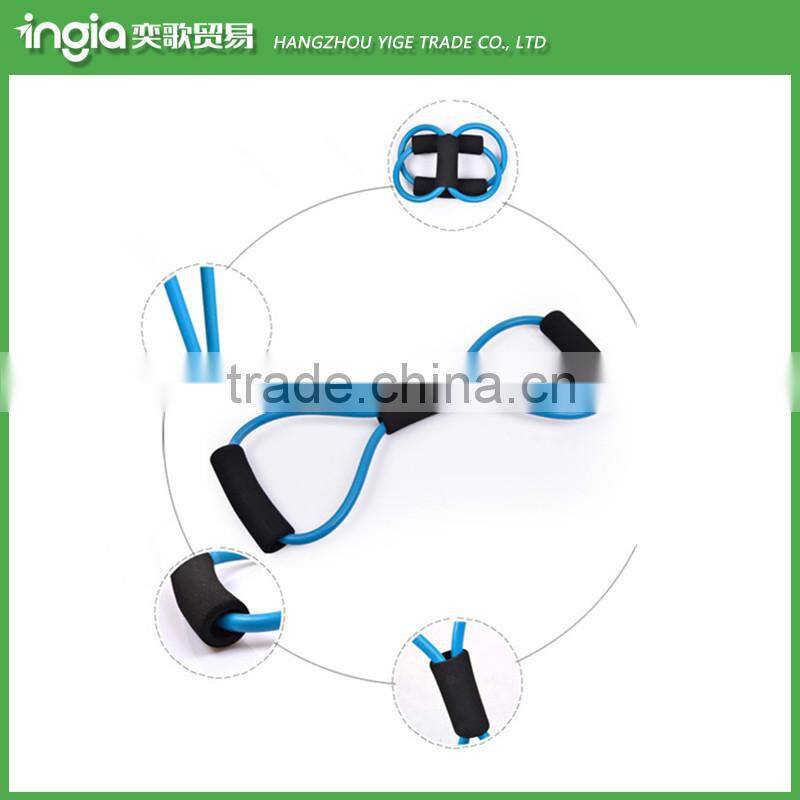 Hot Sale Women Yoga Training Band Tube Body Building Fitness Sport Pull Rope