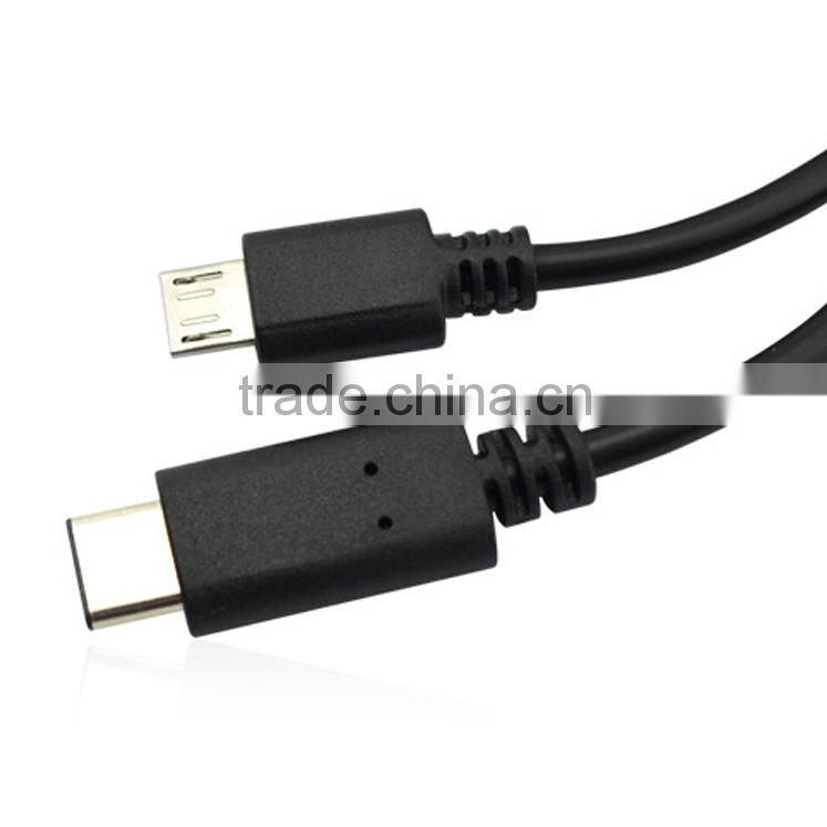 Super Speed USB 2.0 Micro B to Type C 3.1 Cable with high quality
